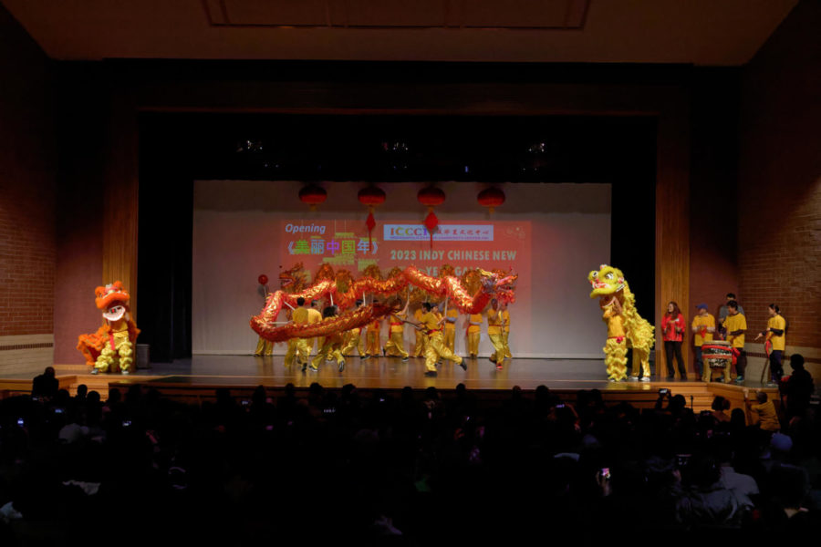 A Chinese New Year performance