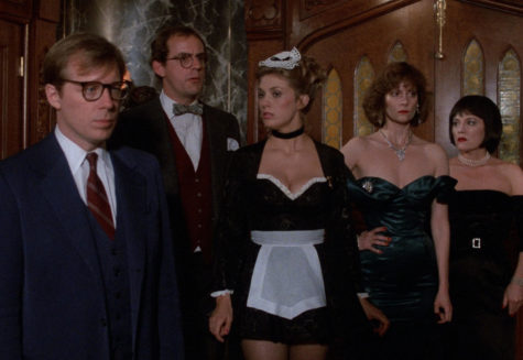 A still frame from the movie, Clue (1985)