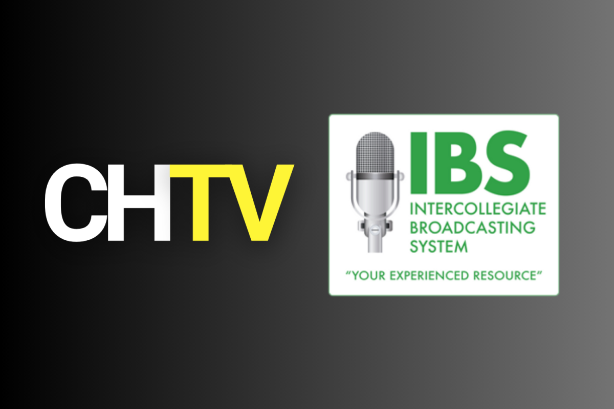 The CHTV logo and the Intercollegiate Broadcasting System logo