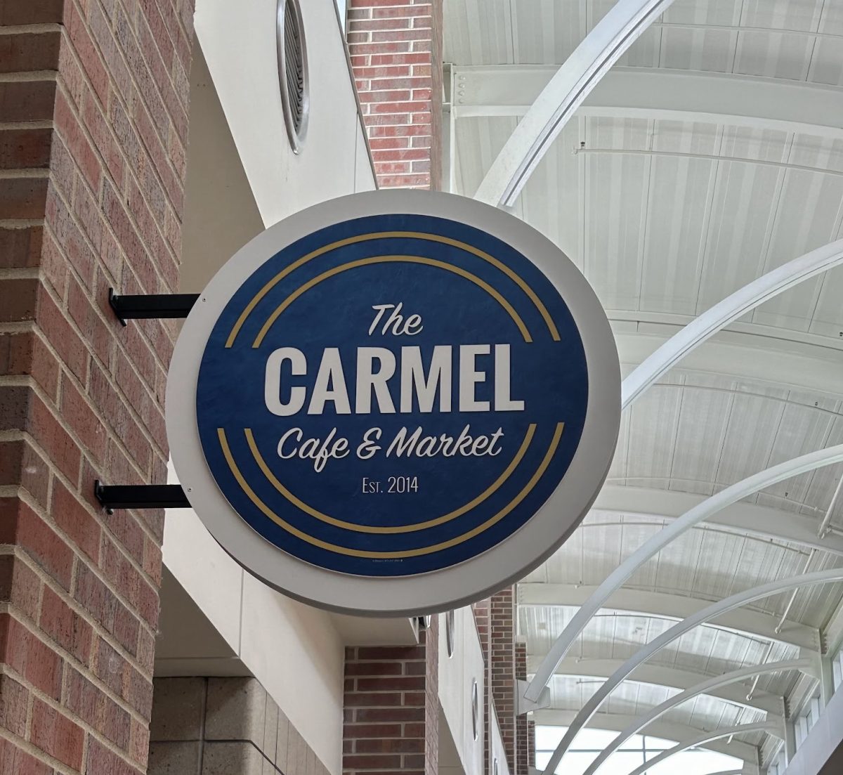 The Carmel Cafe sign