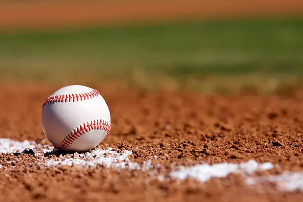 Baseball Closeup on the Ground